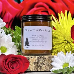 Fresh Cut Roses - Candle