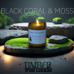 Black Coral and Moss - Candle