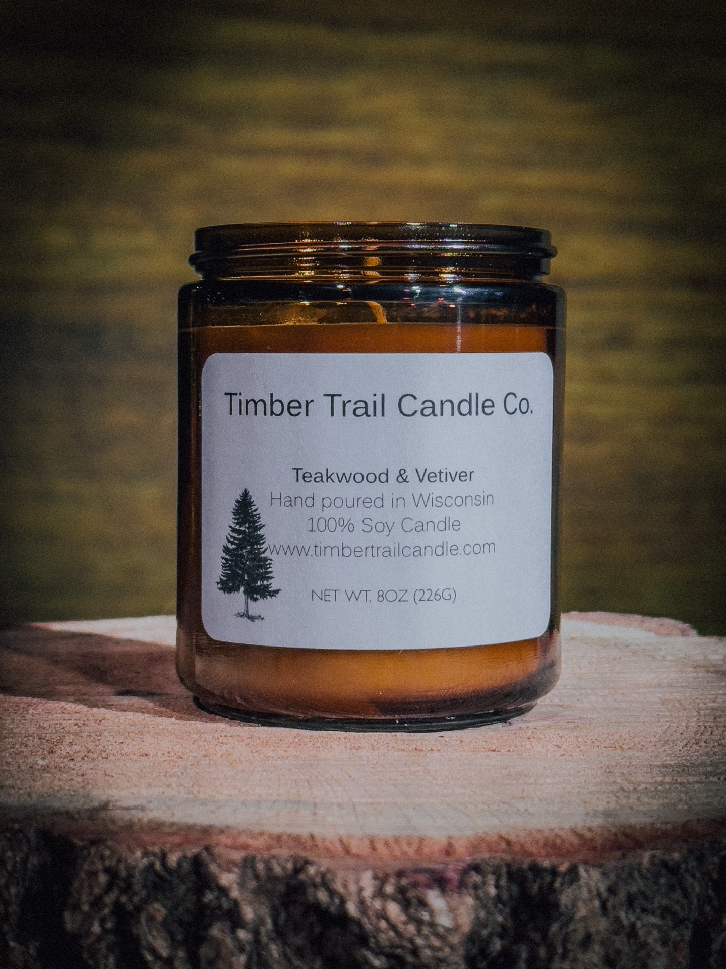 Teakwood & Vetiver - Candle