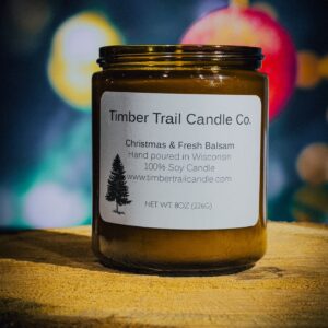 Christmas and Fresh Balsam- Candle